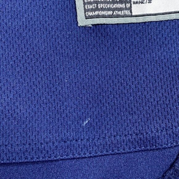 Nike MLB Milwaukee Brewers Blue Short Sleeve Button Up Shirt Large 16-18 Boys - Picture 7 of 9